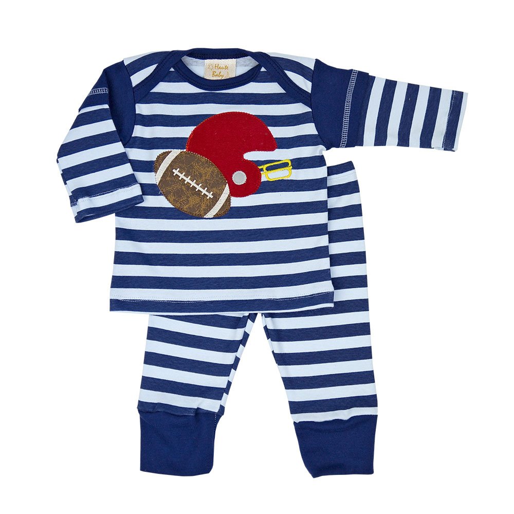 Haute Baby First Down Top and Legging Set for Baby Boys
