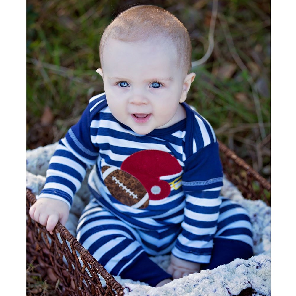 Haute Baby First Down Top and Legging Set for Baby Boys