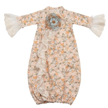 Haute Baby "Ava's Garden" Newborn Gown