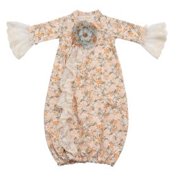 Haute Baby "Ava's Garden" Newborn Gown