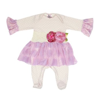 Haute Baby Avery Grace Skirty Footie for Baby Girls
