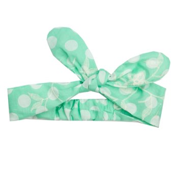 Haute Baby "Dainty Dots" Lucy Bow Headband for Baby Girls and Toddlers