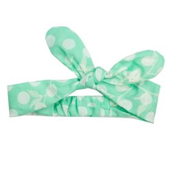 Haute Baby "Dainty Dots" Lucy Bow Headband for Baby Girls and Toddlers