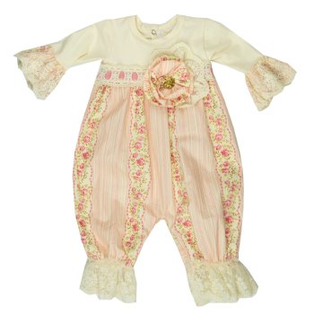 Haute Baby "Granny's Favorite" Romper for Baby Girls