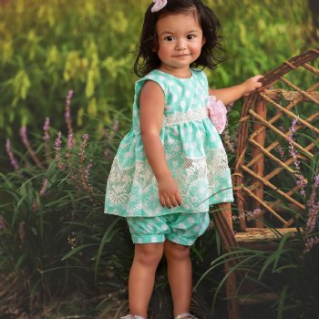 Haute Baby "Dainty Dots" Baby Girls and Toddler Short Set