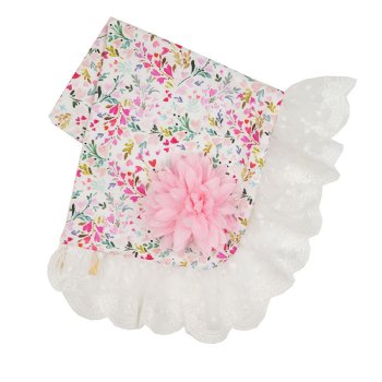 Haute Baby "Pinkalicious" Receiving Blanket for Baby Girls