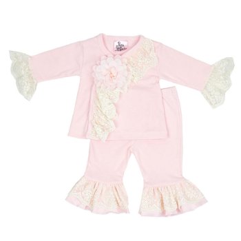 Haute Baby "Chic Petit" Kimono Style 2pc Set for Baby Girls