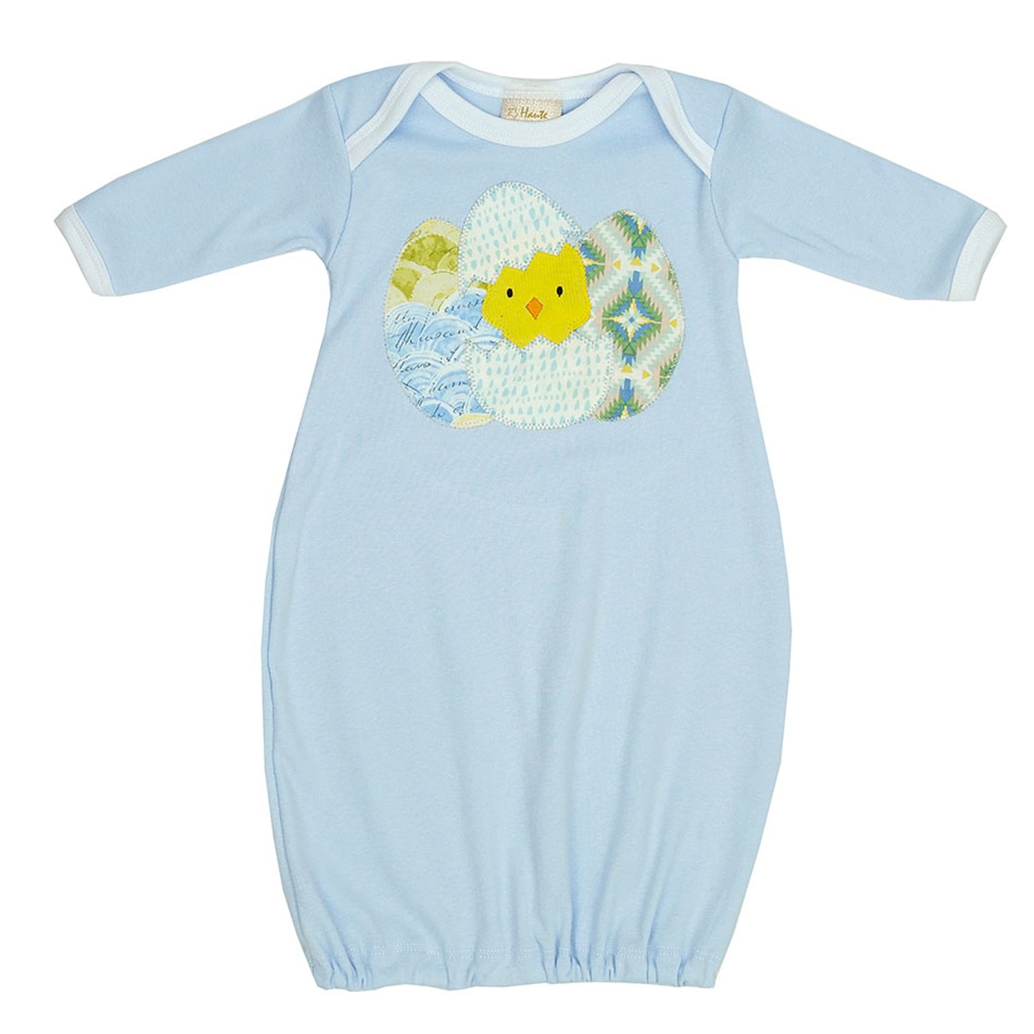 Haute Baby Chickie Baby Newborn Gown for Boys