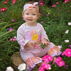 Haute Baby "Chickie Baby" 2 pc. Top & Legging Set for Girls