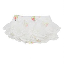 Haute Baby "Tiny Petals" Floral Diaper Cover