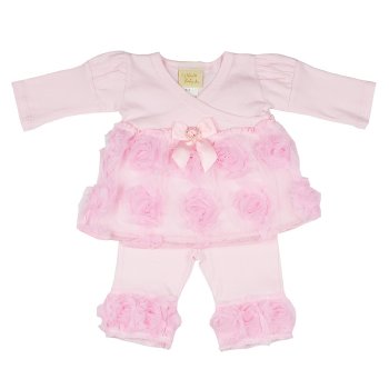 Haute Baby "Emma Rose" 2 pc. Legging Set for Baby Girls