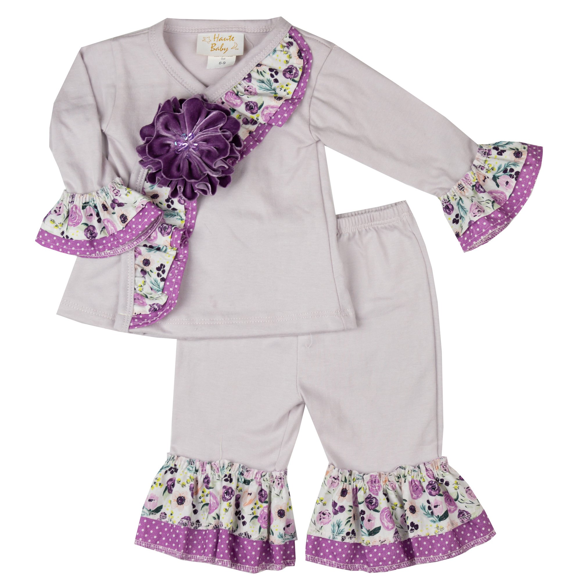 Baby GirlHaute Baby Plum Perfect Kimono Style 2pc Set