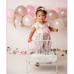 Haute Baby "Pinkalicious" Bubble Romper for Baby Girls