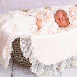 Haute Baby "Sweet Angel" Newborn Gown