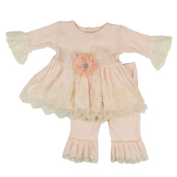 Haute Baby "Sweet Angel" 2 pc Set for Baby Girls and Toddlers