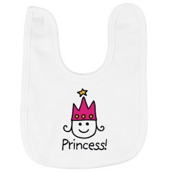 HelloEvery Wear "Princess" Bib for Baby Girls