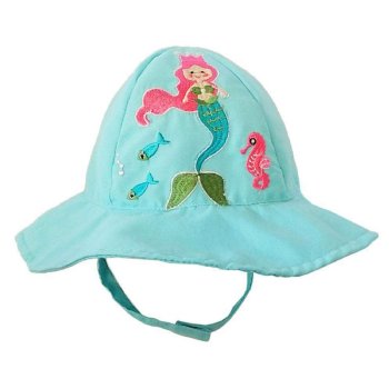 Huggalugs "Mermaid" UPF 50+ Sunhat for Baby Girls