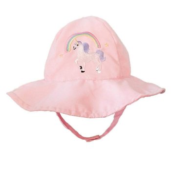 Huggalugs "Unicorn" UPF 50+ Sunhat for Baby Girls