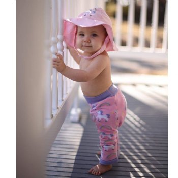 Huggalugs "Unicorn" UPF 50+ Sunhat for Baby Girls