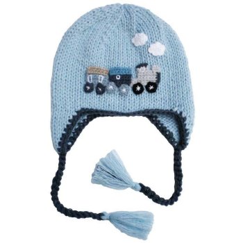 Huggalugs Blue "Choo Choo" Hat for Baby Boys