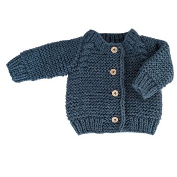 Huggalugs Slate Blue Sweater for Baby Boys