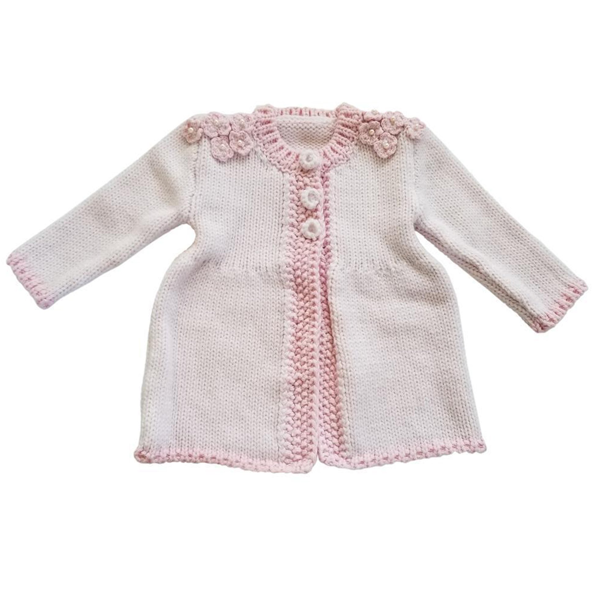 Pink Pearl Cashmere Cable-knit Crewneck Sweater - JENNIE LIU