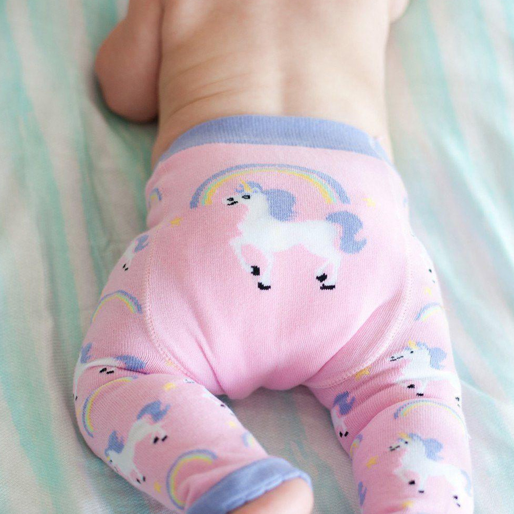 Huggalugs Unicorn Pink and Purple Leggings