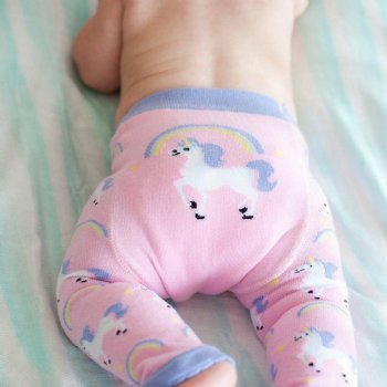 Huggalugs "Unicorn" Pink and Purple Leggings