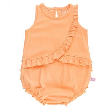 Ruffle Butts "Elsie" Melon Ruffle Bubble Romper