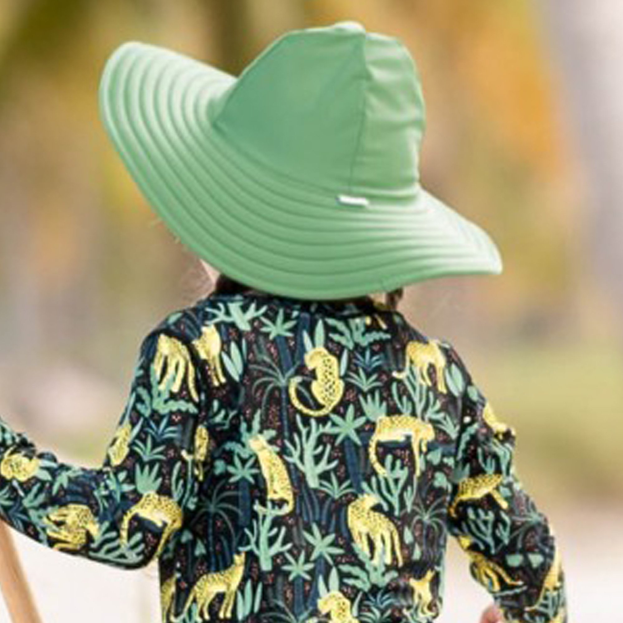Safari Rainforest Green Swim Hat 