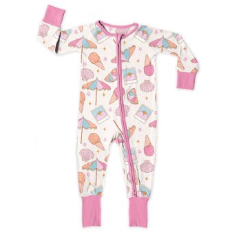 Jensen's Jammies "Shell Be Dreamin'" Zippy Romper