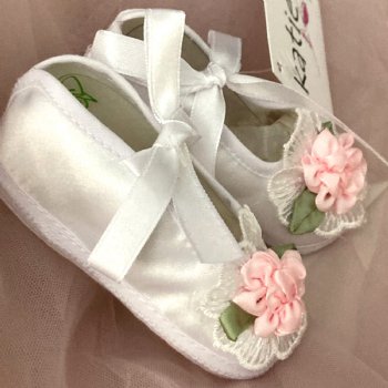 Katie Rose "Abby"Shoes for Newborns and Baby Girls