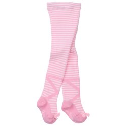 Le Top "Ballet Class" Footed Striped Tights for Baby Girls