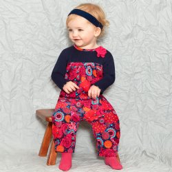 Le Top "Kaleidoscope" Romper for Baby Girls