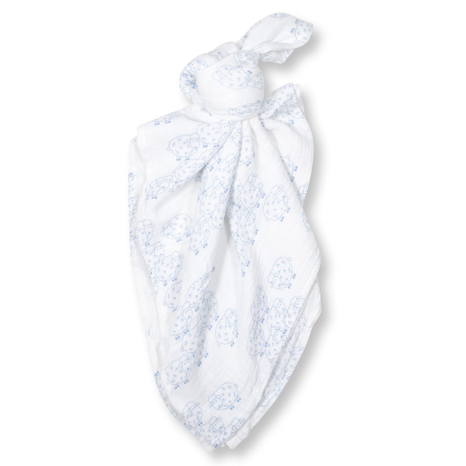 white swaddle wrap
