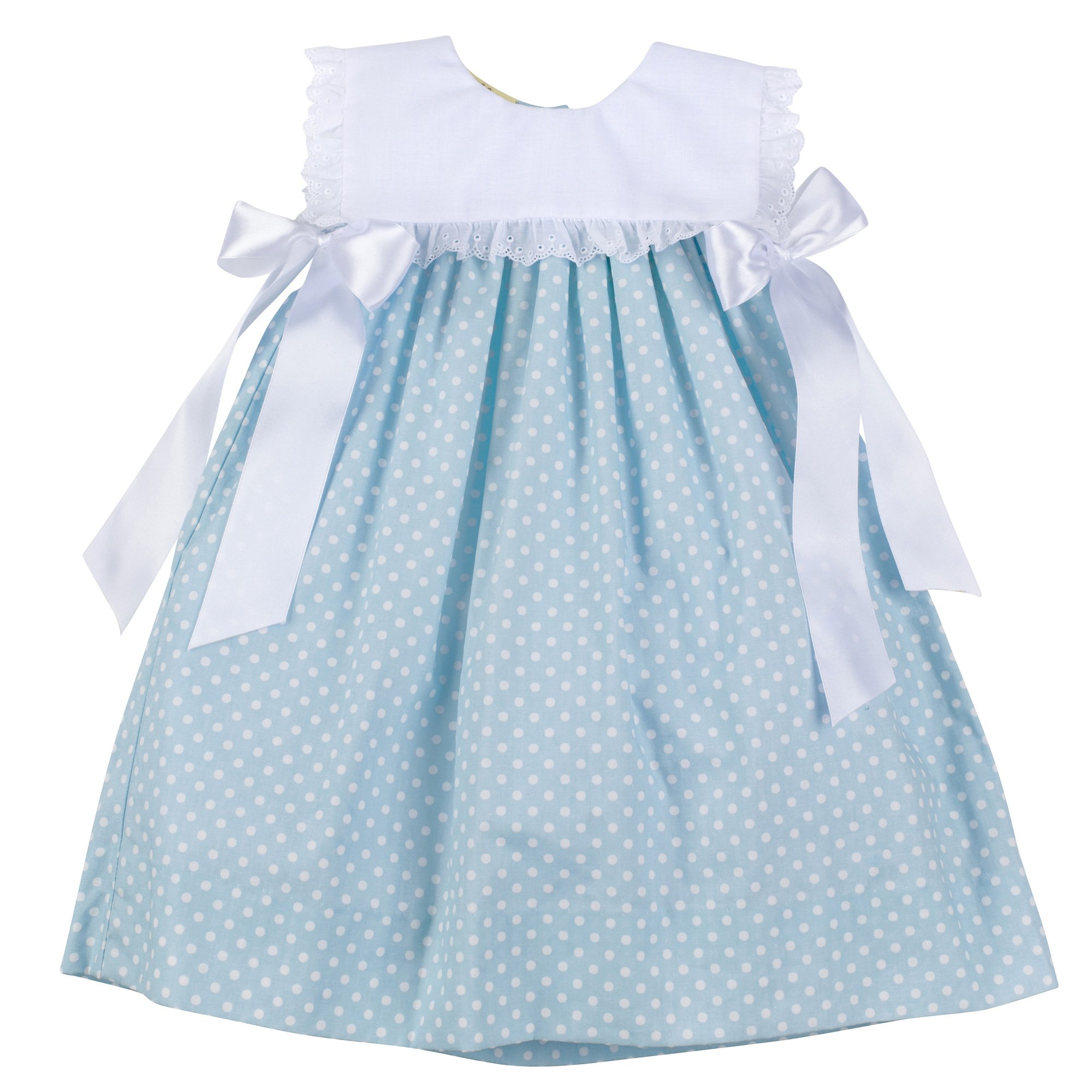Lé Za Me Easter Dresses Blue Bib Dress
