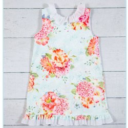 Lé Za Me Spring Bouquets "Grace" Toddler Dress