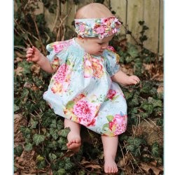 Lé Za Me Spring Bouquets "Sophia" Bishop Dress