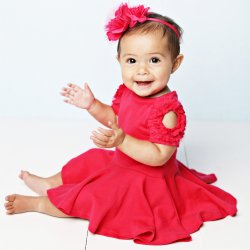 Lemon Loves Layette Blossom Bliss Dress for Baby Girls