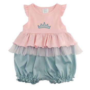 Lemon Loves Layette Princess Bubble Dress for Baby Girls 