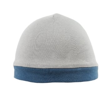 Lemon Loves Layette for Boys "Sammy" Hat for Baby Boys in Blue and Grey