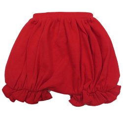 Lemon Loves Layette "Bella Bloomers" for Baby Girls in True Red