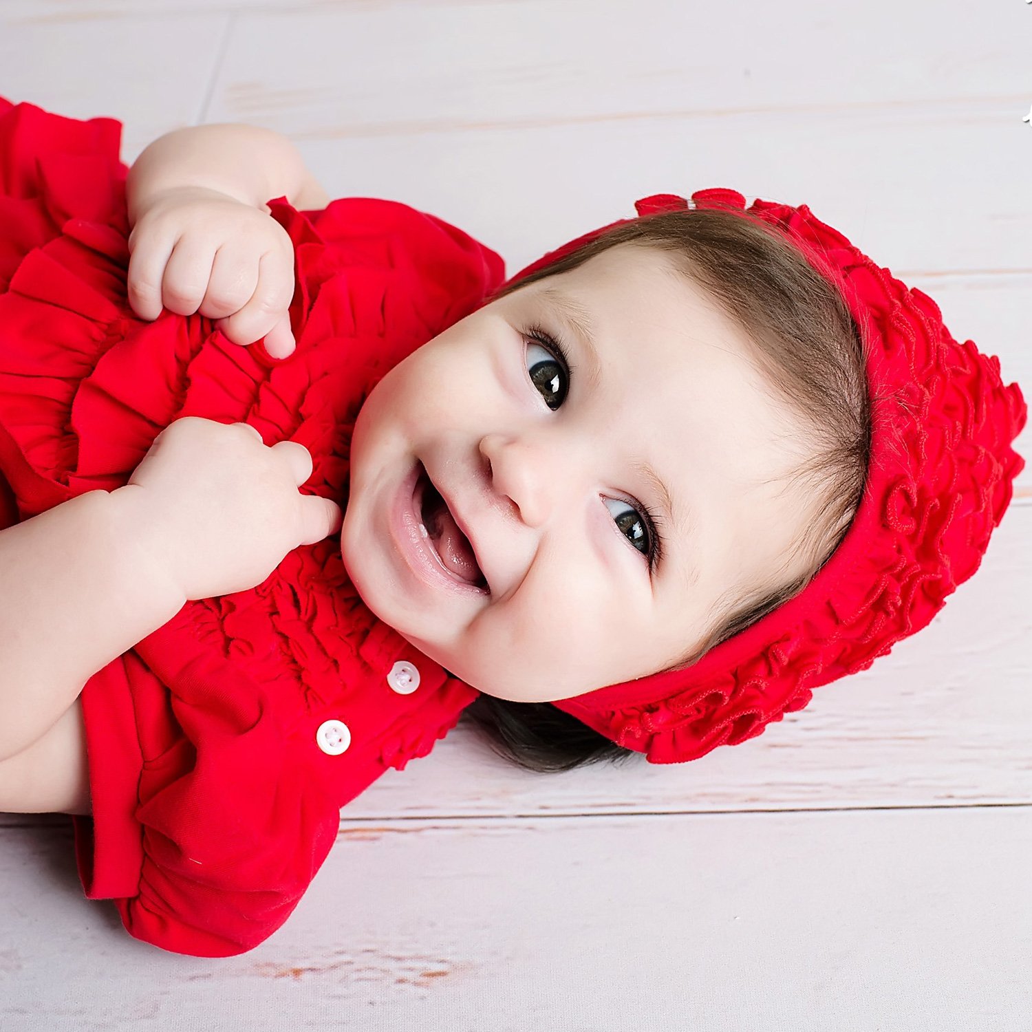 Child's Red Bonnet