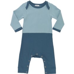 Lemon Loves Layette for Boys "Tommy" Romper in Blue