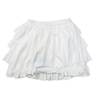 Lemon Loves Layette "Bonnie Bloomers" for Baby Girls in White