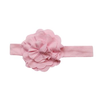 Lemon Loves Layette "Lily Pad" Headband for Baby Girls in Pink