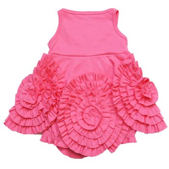 Lemon Loves Layette "Marigold" Baby Dress in Pink