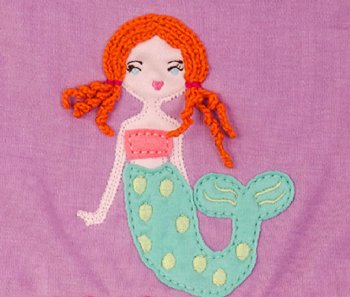 Lemon Loves Layette "Mermaid's Wave" Bubble for Baby Girls 