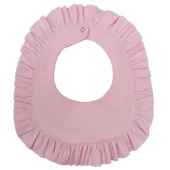 Lemon Loves Layette "Rubie" Bib in Pink