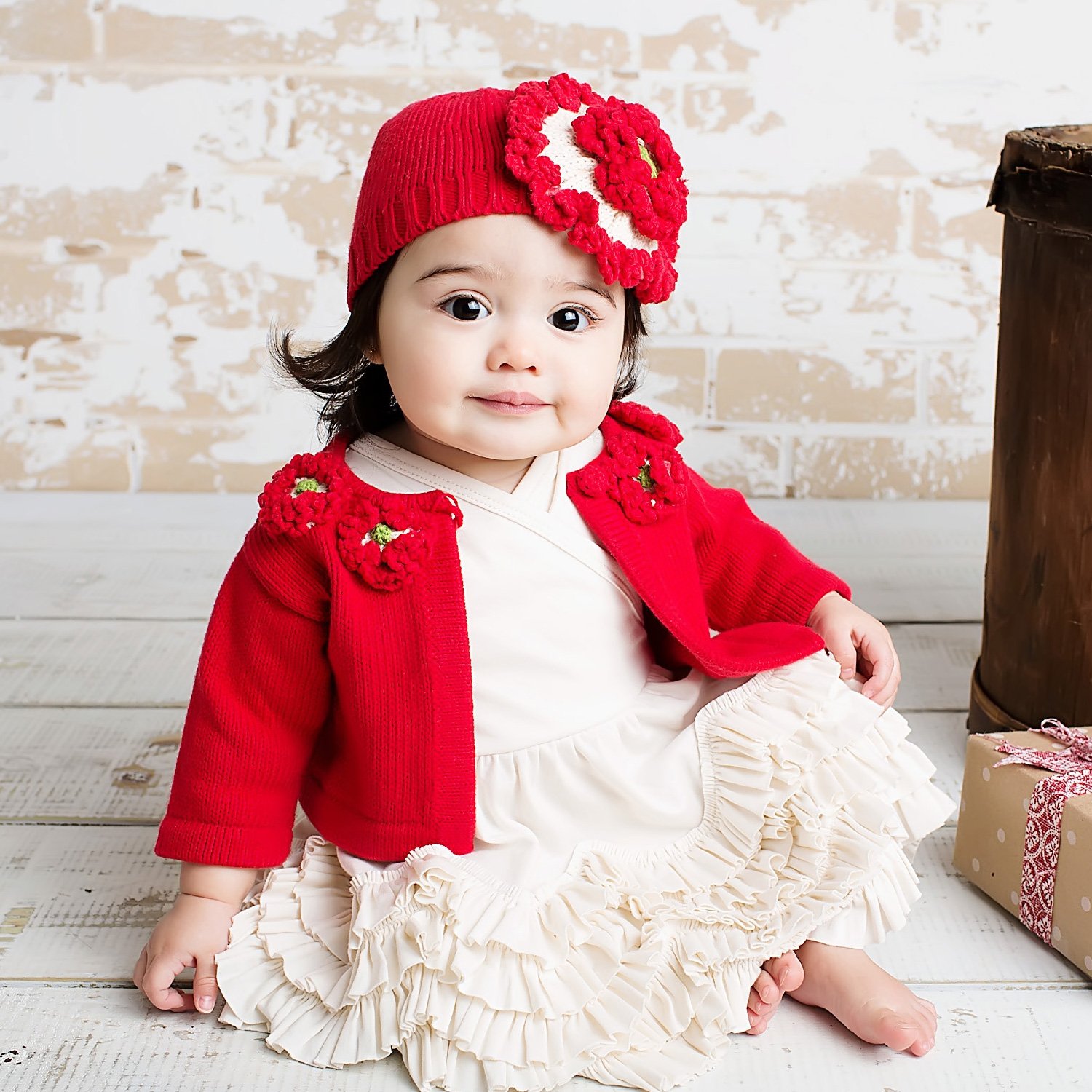 Babys First Christmas Outfit | Newborn Christmas Photo Ideas | Baby Bling Street Baby Fashion Boutique